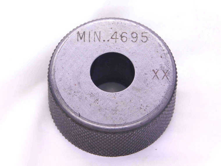.4695 CLASS XX MASTER PLAIN BORE RING GAGE .4688 +.0007 OVERSIZE 15/32 12 mm - JJ0253DH5