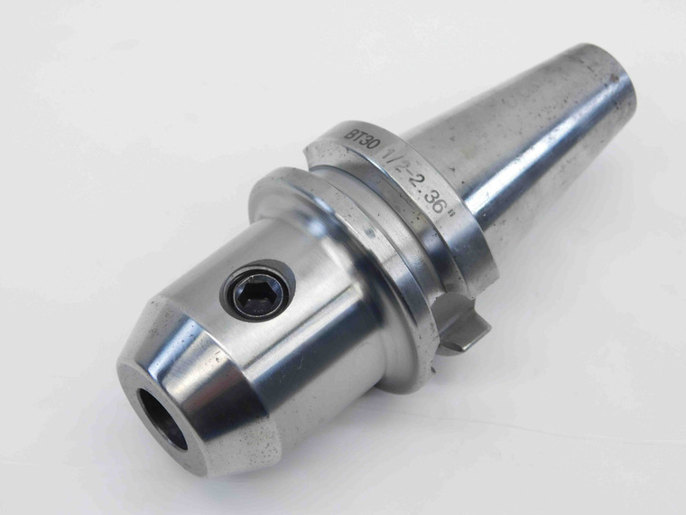 BT30 GS 1/2 I.D. SOLID END MILL TOOL HOLDER .5 60mm PROJECTION BT30 1/2-2.36" - JG3334AR6