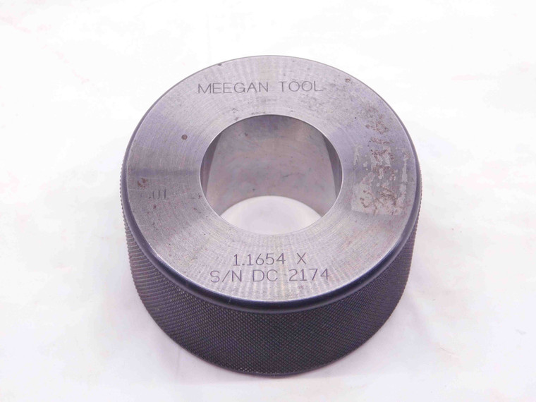 1.1654 CL X MASTER PLAIN BORE RING GAGE 1.1563 +.0091 OVERSIZE 1 5/32 29.601 mm - NS5489AU6