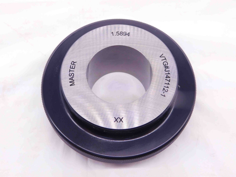 1.5894 CL XX MASTER PLAIN BORE RING GAGE 1.5938 -.0044 1 19/32 40.371 mm - NS5525AU6
