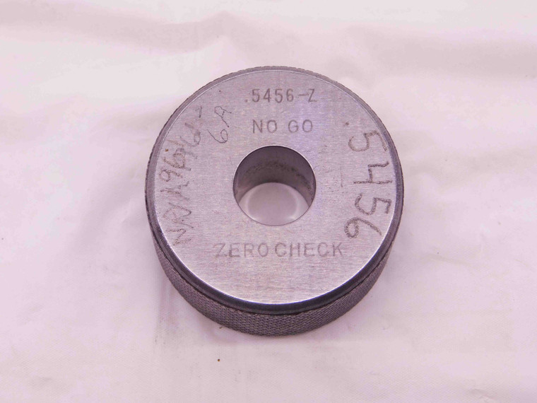 .5456 CLASS Z MASTER PLAIN BORE RING GAGE .5469 -.0013 OVERSIZE 35/64 14 mm - NS5728AU6