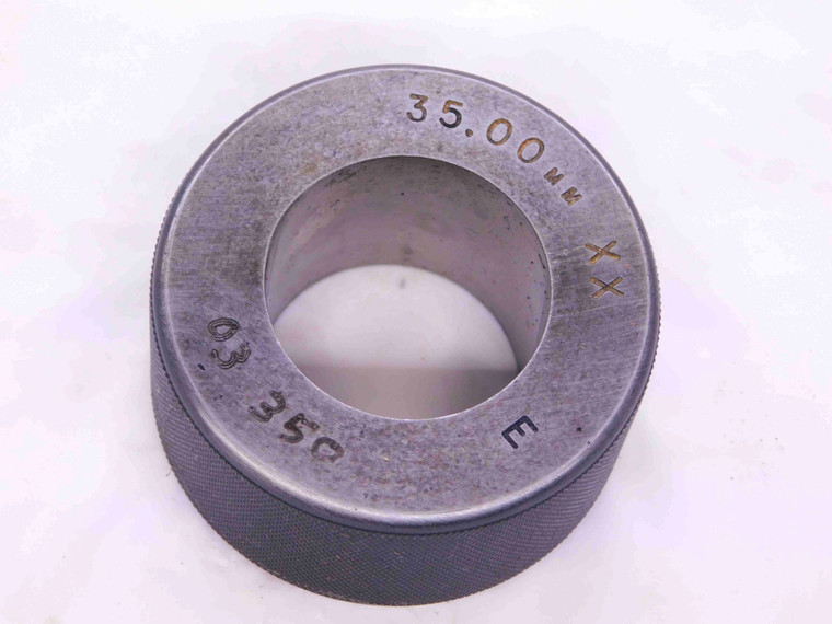 35.000 CLASS XX MASTER PLAIN BORE RING GAGE ONSIZE 35 mm 1.3780 35.00 CHECK - JJ0707AX6