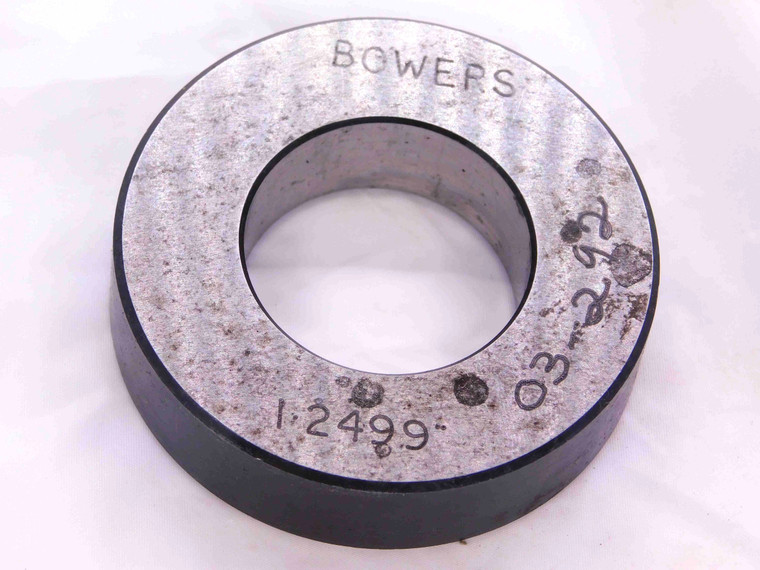 1.2499 MASTER PLAIN BORE RING GAGE 1.2500 -.0001 UNDERSIZE 1 1/4 31.747 mm CHECK - JJ0728AX6