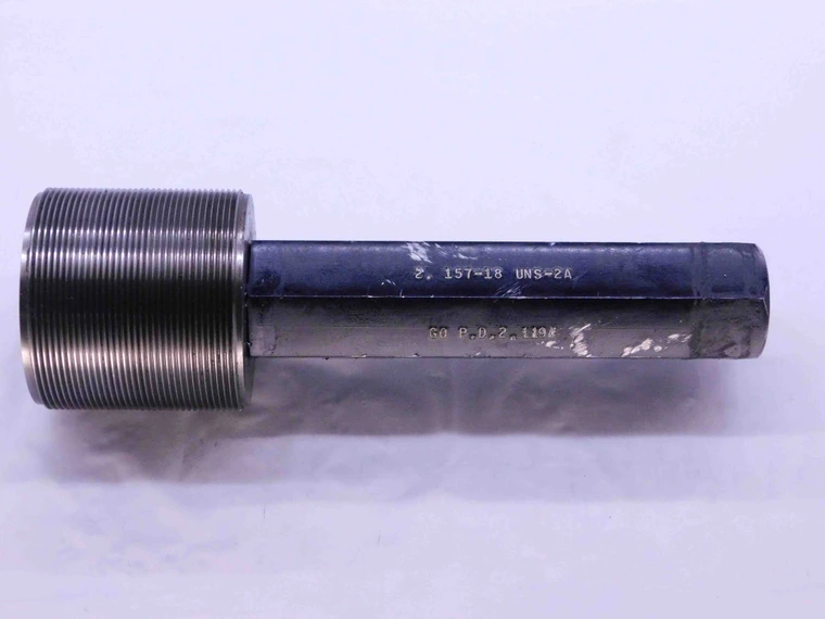 2.157 18 UNS 2A N11 LOCKNUT SET THREAD PLUG GAGE GO ONLY P.D. = 2.1194 N 11 - DW40521AQ6