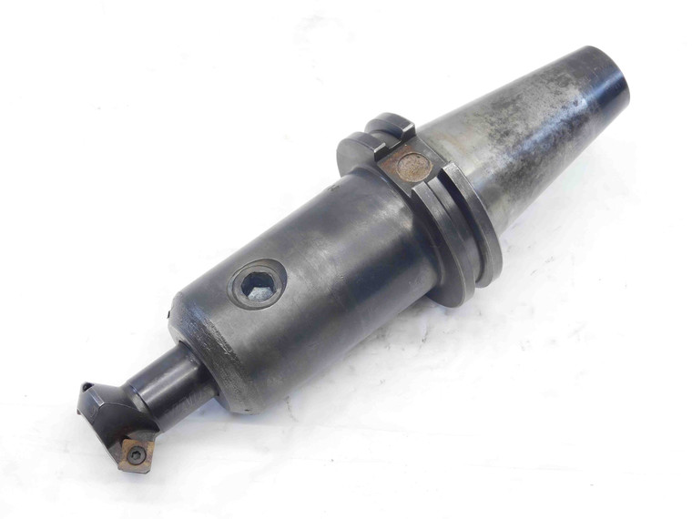 VALENITE 1 3/8 DIA. INDEXABLE CHAMFER MILL S-VMSP-138 3/4 SHANK W/ CAT40 HOLDER - JG3774CH5