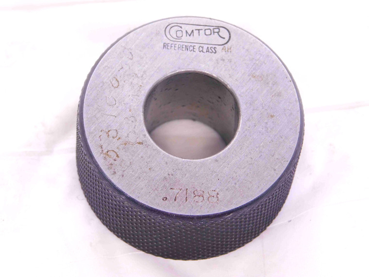 .7188 MASTER PLAIN BORE RING GAGE ONSIZE 23/32 18.258 mm SETTING CHECK - JJ0855AX6