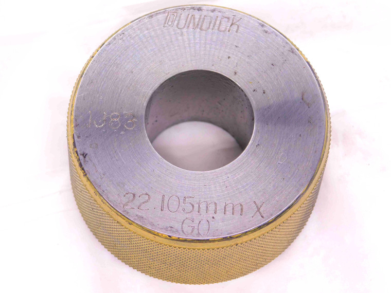 22.105 CLASS X MASTER PLAIN BORE RING GAGE 22.000 +.105 OVERSIZE 22 mm .8703 - JJ0858AX6