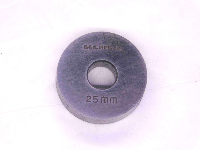 25.000 MASTER PLAIN BORE RING GAGE ONSIZE 25 mm .9843 25.00 SETTING CHECK - JJ0875AX6