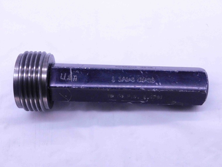 1 3/4 8 UN 2B THREAD PLUG GAGE 1.75 1.750 1.7500 NO GO ONLY P.D. = 1.6786 CHECK - DW40628AQ6