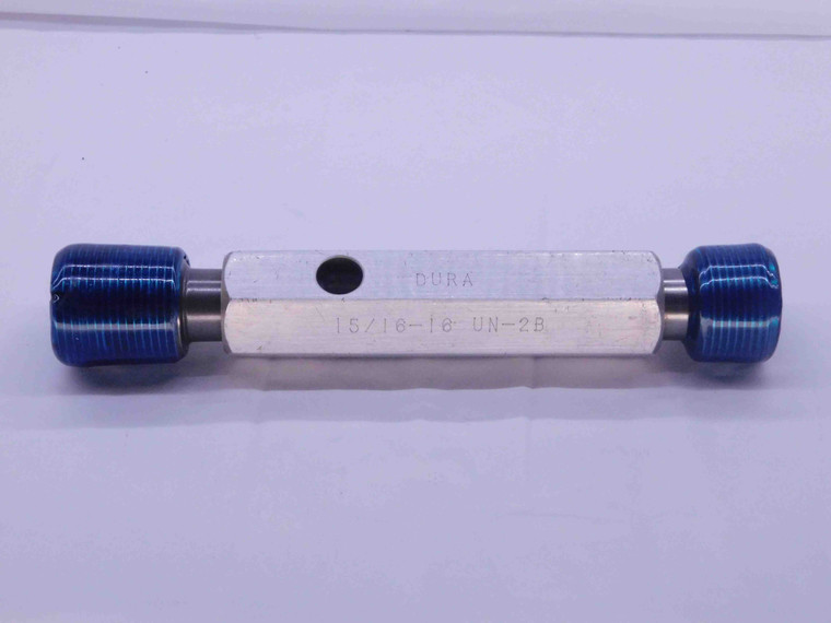 15/16 16 UN 2B THREAD PLUG GAGE .9375 GO NO GO P.D.'S = .8969 & .9034 CHECK - DW40691SLW