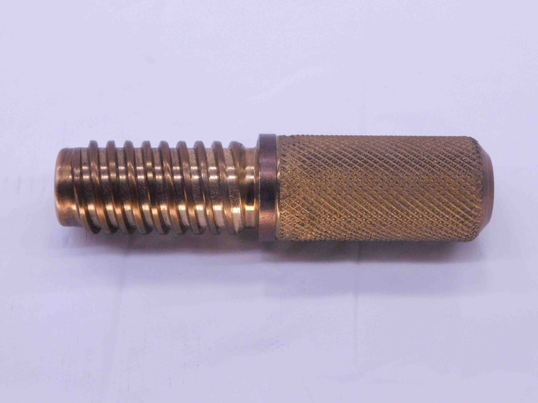 SHOP MADE 7/8 6 STUB ACME DOUBLE LEAD BRASS THREAD PLUG GAGE .875 .8750 CHECK - DW40704DH5