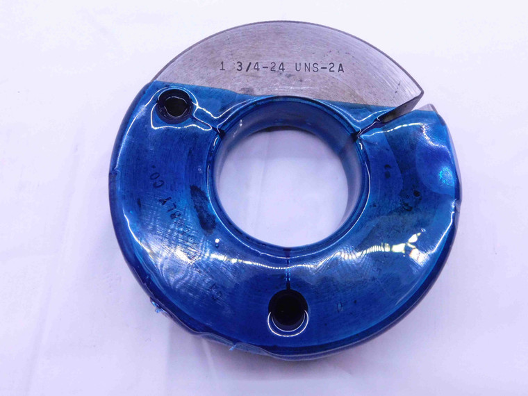 1 3/4 24 UNS 2A THREAD RING GAGE 1.75 1.750 1.7500 GO ONLY P.D. = 1.7215 CHECK - DW40726AX6