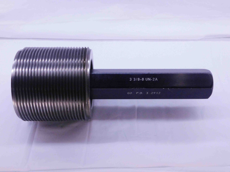 3 3/8 8 UN 2A SET THREAD PLUG GAGE 3.375 3.3750 GO ONLY P.D. = 3.2912 CHECK - DW40740AQ6