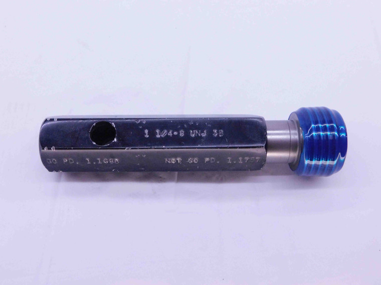 1 1/4 8 UNJ 3B THREAD PLUG GAGE 1.25 1.250 1.2500 NO GO ONLY P.D. = 1.1757 CHECK - DW40789SLW
