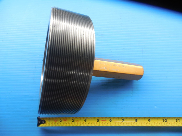 6 1/2 12 NS 2 SET THREAD PLUG GAGE 6.500 GO ONLY PD 6.4459 FREE SHIPPING TOOLING