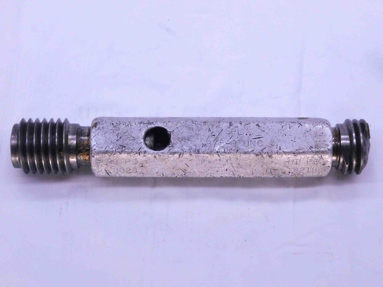 BUDGET 7/8 9 UNC SPECIAL THREAD PLUG GAGE .875 GO NO GO P.D.'S = .8028 & .8218 - DW40848SLW
