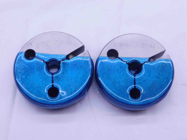 3/8 24 UNJF 3A THREAD RING GAGES .375 .3750 GO NO GO P.D.'S = .3479 & .3450 - DW40855LVR