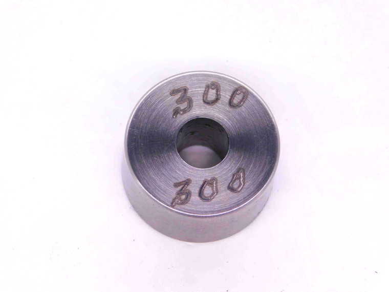 .3000 MASTER PLAIN BORE RING GAGE .2969 +.0031 UNDERSIZE 19/64 7.620 mm .300 - JJ1212OB6