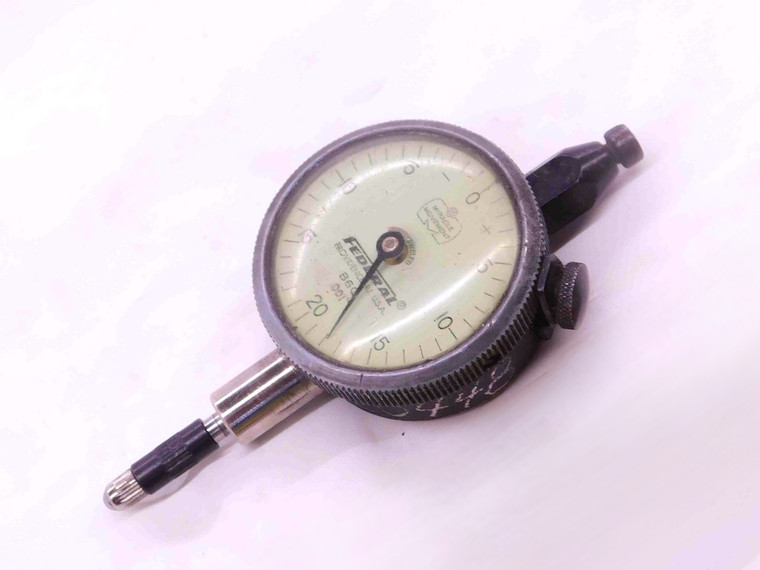 MAHR FEDERAL B6Q DIAL TEST INDICATOR .1" MAX .001 GRADUATION FULL JEWELED 0-20-0 - NS6058CZ5