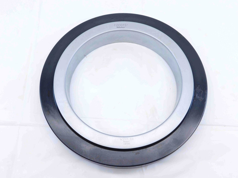MITUTOYO 7.00015 MASTER PLAIN BORE RING GAGE 7.0000 +.0001 7.0 178 mm NO.177-303 - JG4254CH5