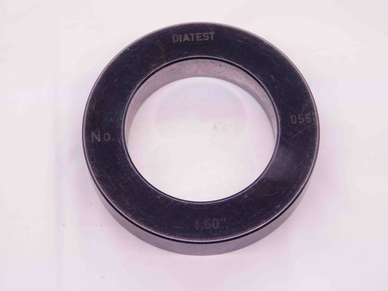 1.5000 MASTER PLAIN BORE RING GAGE ONSIZE 1 1/2 38 mm 1.500 INSPECTION CHECK - NS6105CH5