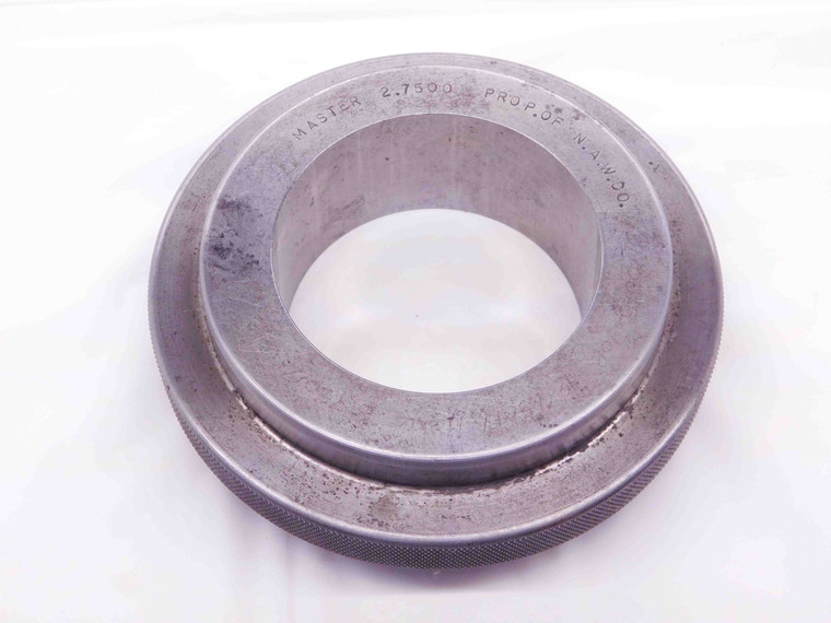 2.7500 MASTER PLAIN BORE RING GAGE ONSIZE 2 3/4 70 mm 2.750 INSPECTION CHECK - NS6124CH5