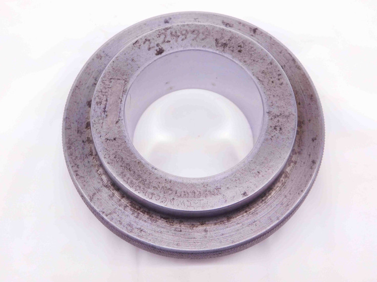 2.24999 MASTER PLAIN BORE RING GAGE ONSIZE 2 1/4 57 mm 2.2500 INSPECTION CHECK - NS6129CH5