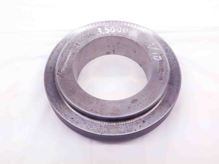3.50002 MASTER PLAIN BORE RING GAGE ONSIZE 3 1/2 89 mm INSPECTION CHECK - NS6136CH5