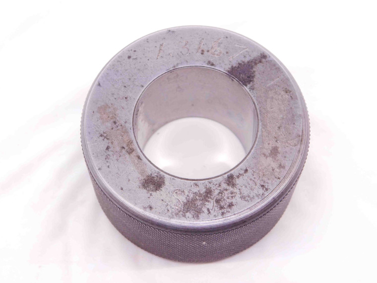 1.3167 MASTER PLAIN BORE RING GAGE 1.3125 +.0042 OVERSIZE 1 5/16 33.444 mm - NS6146CH5