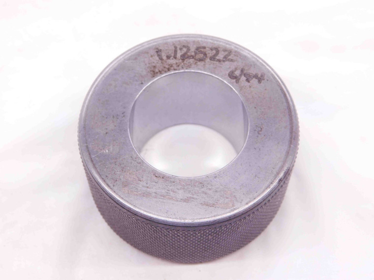 1.12522 MASTER PLAIN BORE RING GAGE 1.1250 +.0002 OVERSIZE 1 1/8 28.581 mm - NS6148CH5
