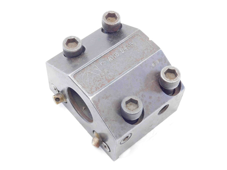 TRUDEX 1 1/2 ID BORING BAR LATHE TURRET TOOL BLOCK 45mm X 80mm BOLT HOLE PATTERN - JG4360CT5