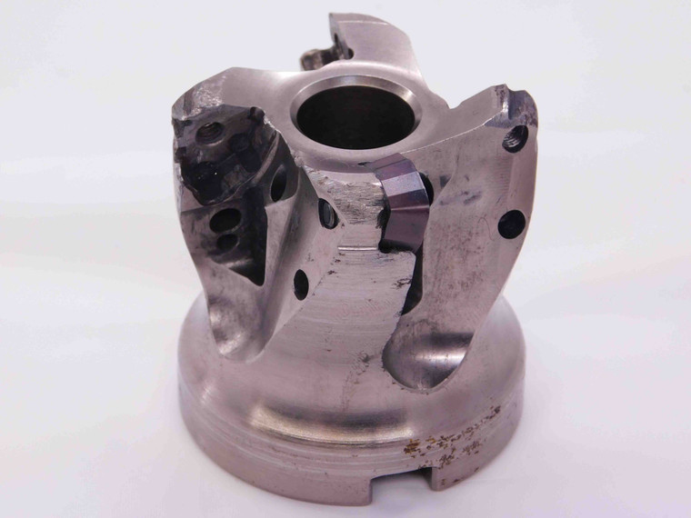 MITSUBISHI 2" O.D. COOLANT FACE MILL AJXU12R 3/4 PILOT 4 POCKETS JDMT120420 2.0 - JJ1415CG5