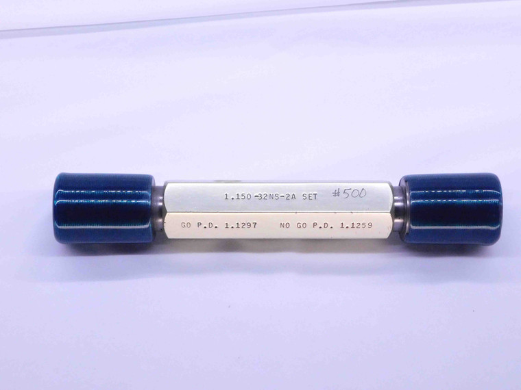 1.150 32 UNS 2A SPECIAL SET THREAD PLUG GAGE 1.15 GO NO GO PDS= 1.1297 & 1.1259 - DW41001BB6