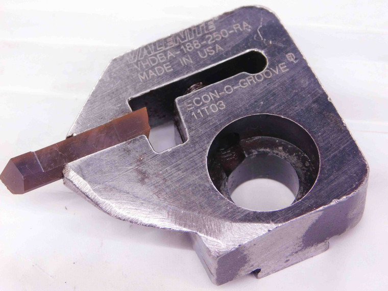 VALENITE ECON-O GROOVE ANVIL VHDBA-188-250-RA INSERT STYLE VDB-A MADE IN USA - JJ1435BU5