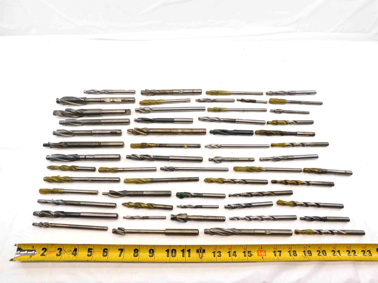 56pc LOT HSS SOLID PILOT COUNTERBORES STRAIGHT SHANK 3 FLUTE MACHINIST TOOLING - NS6225CH5