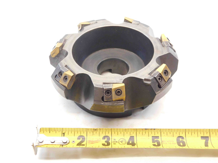 INGERSOLL 6" O.D. FACE MILL 6D2C05R01 1 1/2 PILOT 5/8 KEY HOLDS 7 INSERTS 6.0 - NS6259CA5