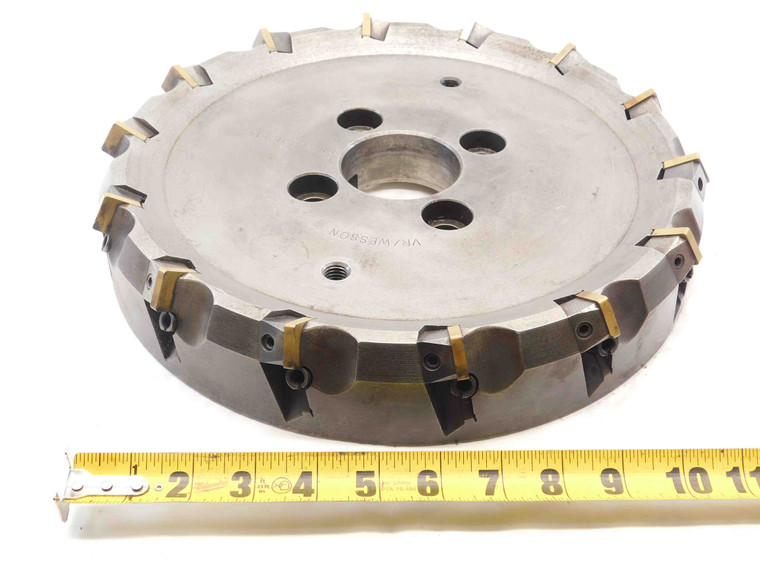 VR/WESSON 12" O.D. FACE MILL 2 1/2 PILOT 1/1 KEY HOLDS 12 INSERTS SN-54 12.0 - NS6267CA5