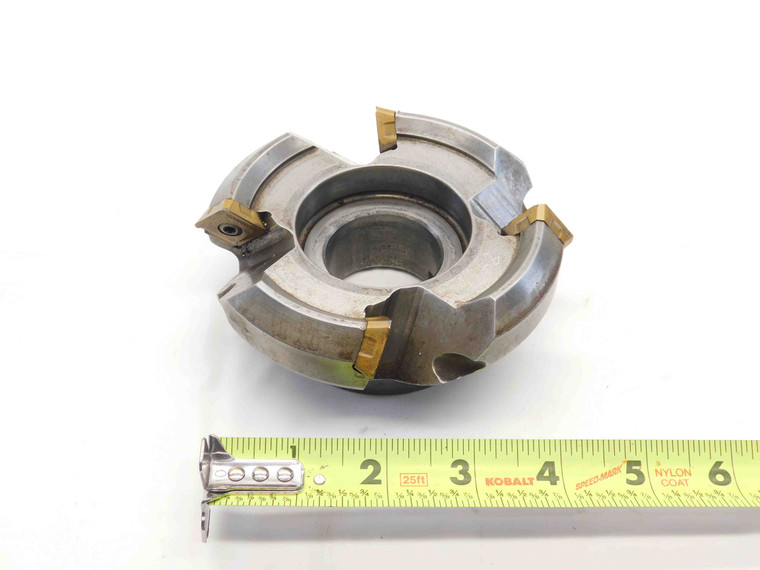SANDVIK 4" O.D. FACE MILL RA245-102R38-18M 1 1/2 PILOT HOLDS 4 INSERTS 4.0 - NS6273CA5