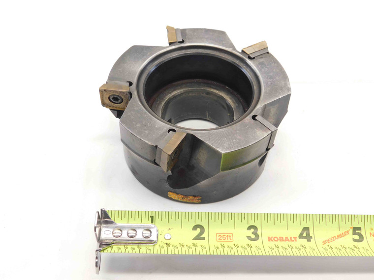 SANDVIK 4" O.D. FACE MILL RA290.90-102R38-15L 1 1/2 PILOT HOLDS 5 INSERTS 4.0 - NS6275CA5