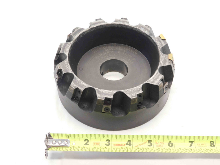 INGERSOLL 6" O.D. FACE MILL 6X2K06R01 1 1/2 PILOT 5/8 KEY HOLDS 12 INSERTS 6.0 - NS6281CA5
