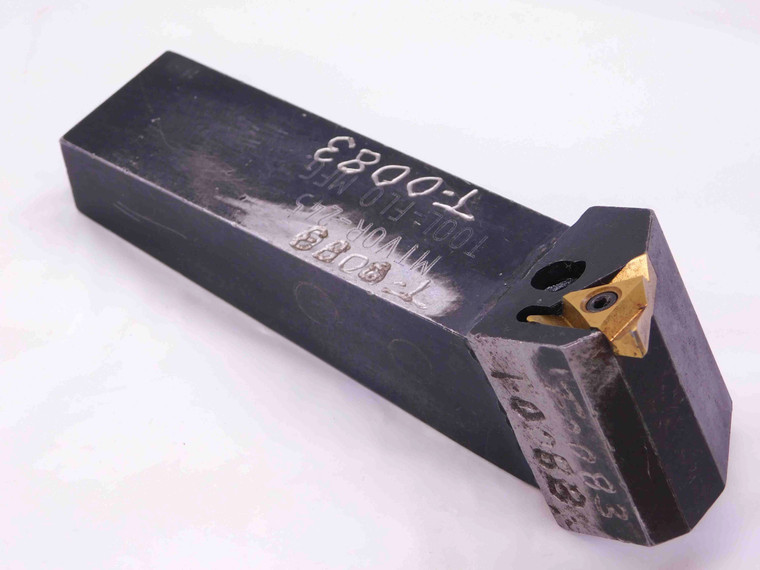 TOOL FLO MTVOR-245 LATHE TURNING TOOL HOLDER 1" X 1.5" SHANK TN-43 INSERTS - JJ1617BU5