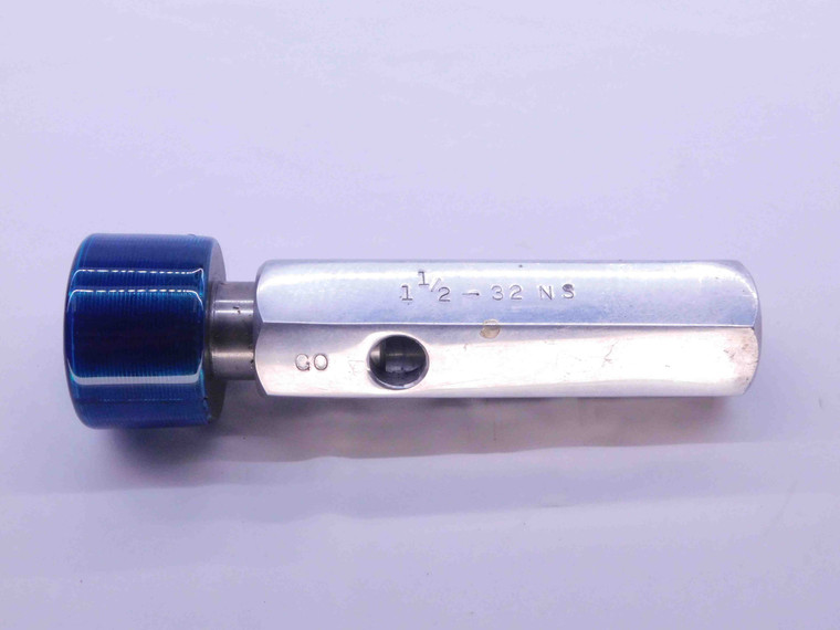 1 1/2 32 NS THREAD PLUG GAGE 1.5 1.50 1.500 GO ONLY P.D. = 1.4797 2B OR 3B - DW41045LVR