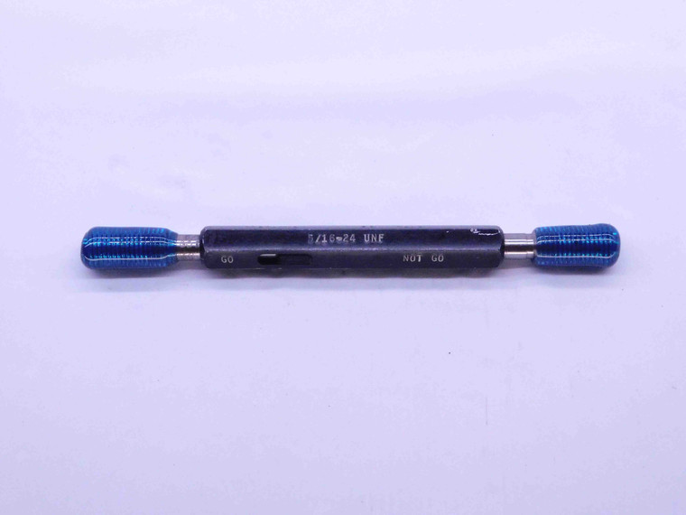 5/16 24 UNF PREPLATE SET THREAD PLUG GAGE .3125 GO NO GO P.D.'S = .2825 & .2794 - DW41110LVR