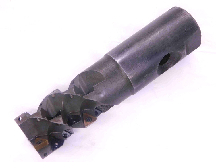 VALENITE 1" DIA. HELICAL COOLANT INDEXABLE END MILL M106 1 1/4 SHANK 3 FLUTE 1.0 - JJ1727CH5