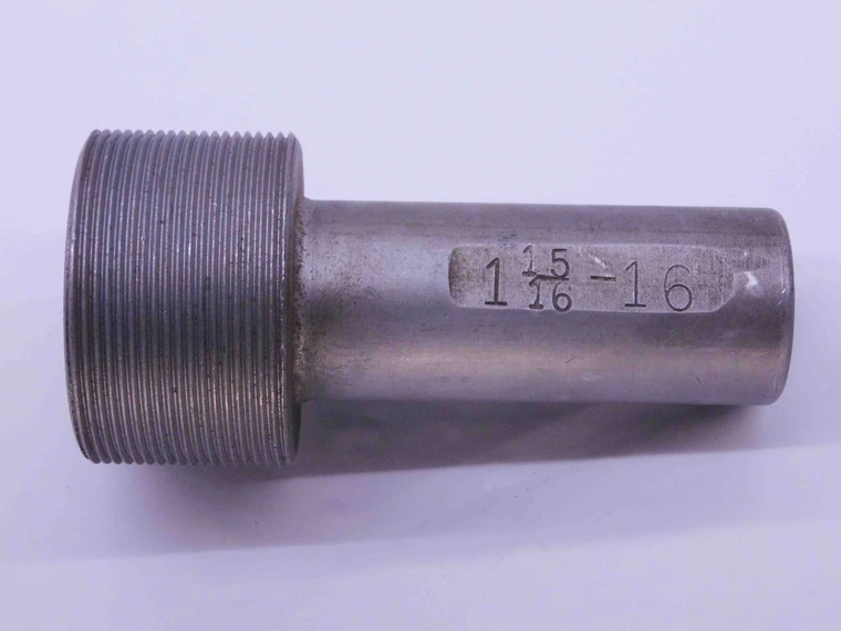 SHOP MADE 1 15/16 16 THREAD PLUG GAGE 1.9375 1 15/16"-16 INSPECTION CHECK - DW41188CH5