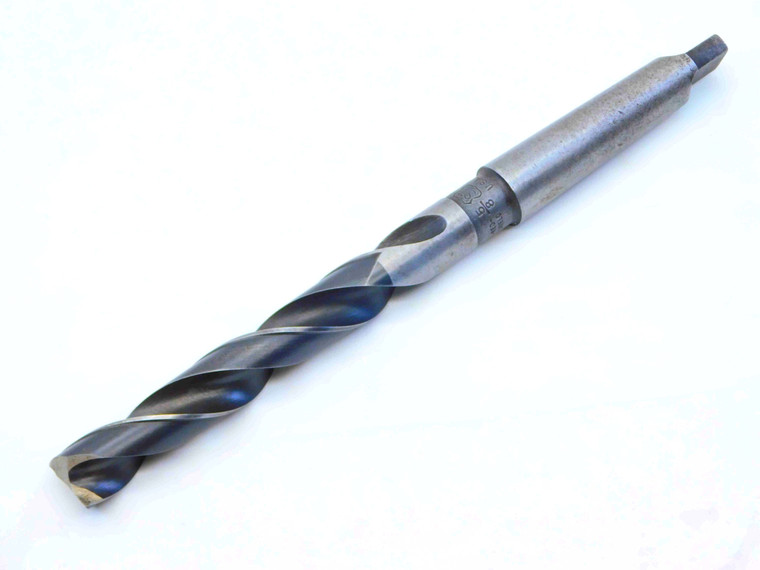 STANDARD 5/8 O.D. HSS TWIST DRILL BIT MORSE TAPER #2 SHANK 4" LOC .625 MT2 USA - JG4487BB6