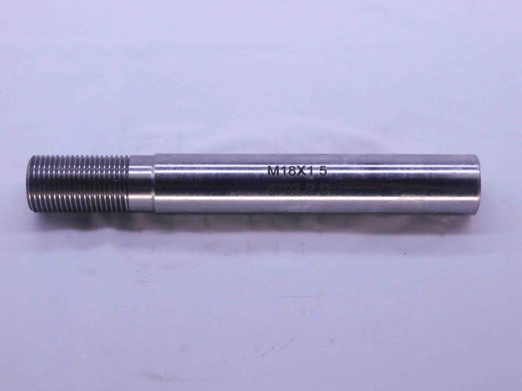 SHOP MADE M18 X 1.5 THREAD PLUG GAGE 18 GO ONLY P.D. = .6703 METRIC INSPECTION - DW41283CH5