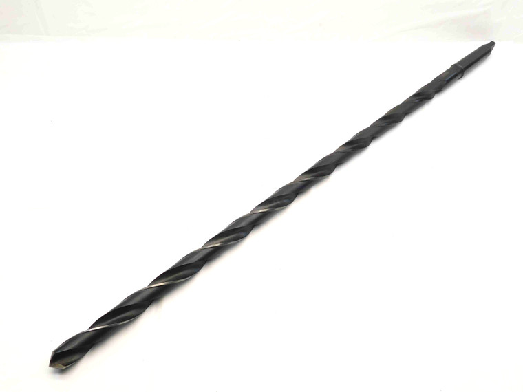 7/8 O.D. HSS EXTRA LENGTH TWIST DRILL BIT MORSE TAPER #3 SHANK .875 MT3