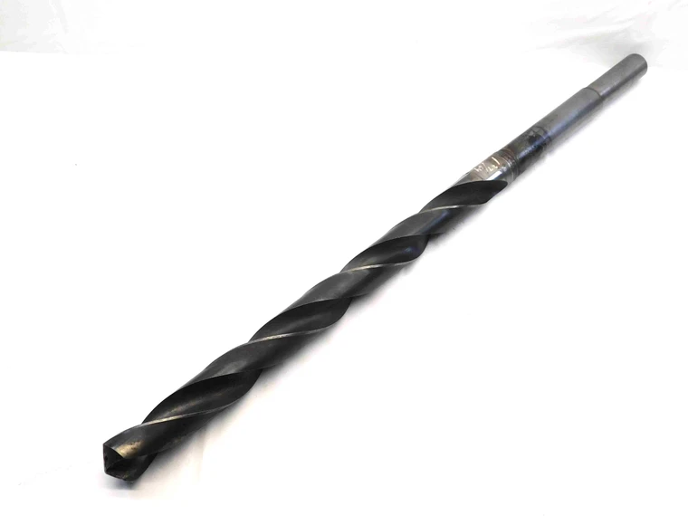 1 27/64 O.D. HSS COOLANT THRU EXTRA LENGTH TWIST DRILL BIT 1 3/8 SHANK 1.4218