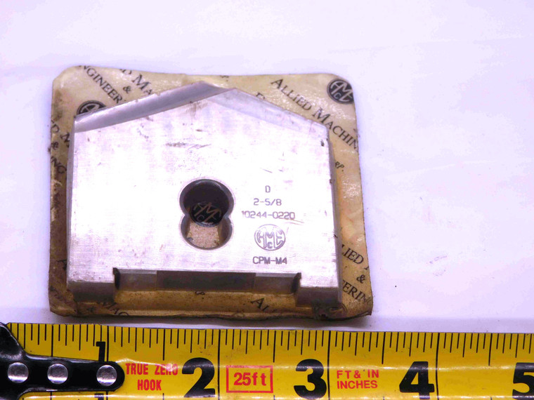 1pc NEW AMEC 2 5/8" O.D. SERIES D HSS SPADE DRILL INSERT 2.625 10244-0220 USA - JJ1810BB6
